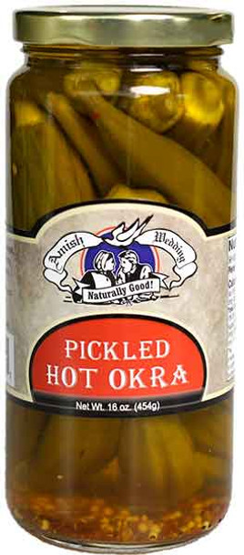 Amish Weddings® 16 oz. Hot Pickled Okra