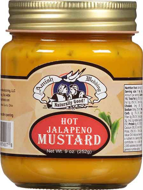 Amish Weddings® 9 oz. Hot Jalapeno Mustard