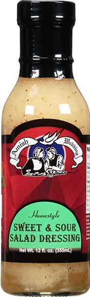 Amish Weddings® 12 fl. oz. Homestyle Sweet & Sour Salad Dressing