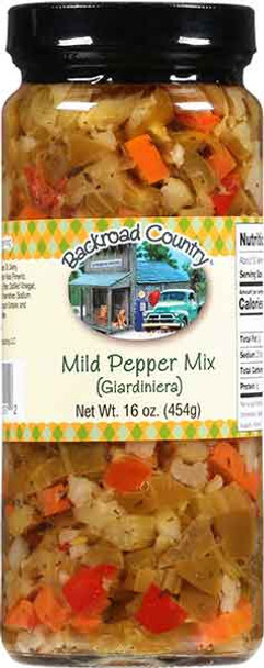Backroad Country® 16 oz. Mild Pepper Mix (Giardiniera)