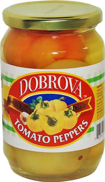 Dobrova® 20.47 oz. Whole Tomato Peppers