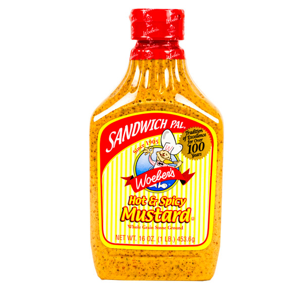 Woeber's 16 oz. Hot & Spicy Mustard