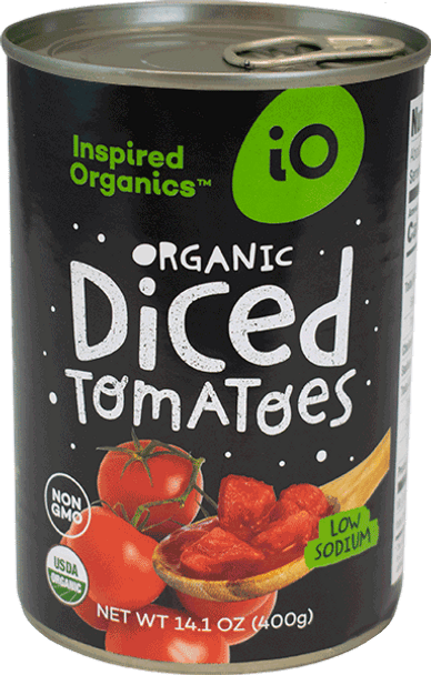 Inspired Organic® 14.1 oz. Organic Diced Tomatoes