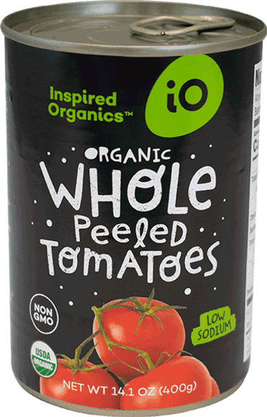 Inspired Organic® 14.1 oz. Organic Whole Peeled Tomatoes