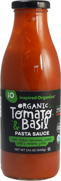 Inspired Organic® 17.6 oz. Organic Tomato & Basil Pasta Sauce