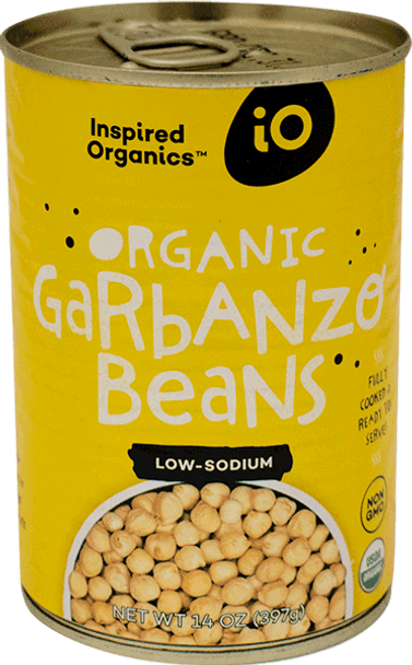Inspired Organics® 14 oz. Organic Garbanzo Beans