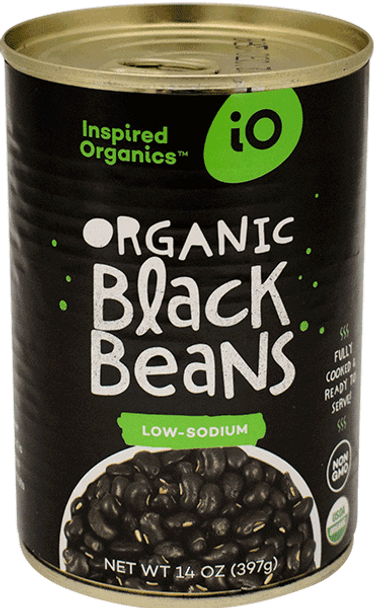 Inspired Organics® 14 oz. Organic Black Beans