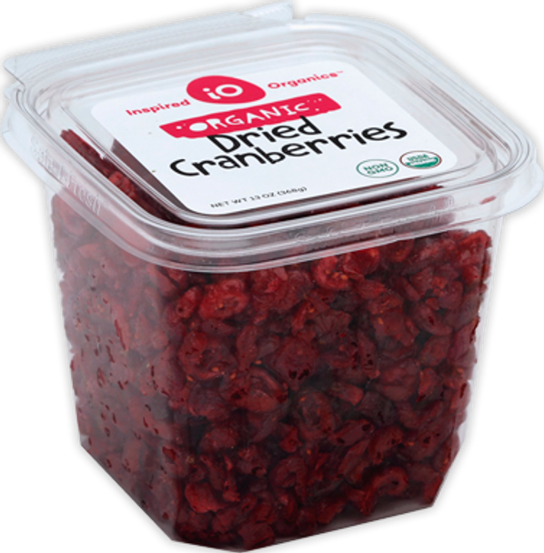 Inspired Organics® 13 oz. Organic Cranberries Tub