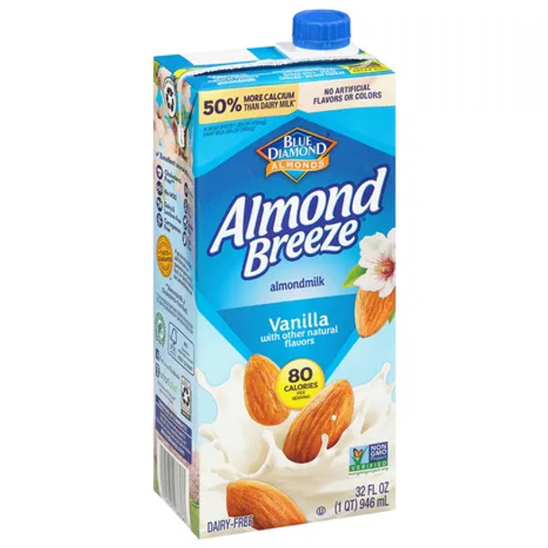 Blue Diamond Almonds 32 fl. oz. Almond Breeze Vanilla Almond Milk