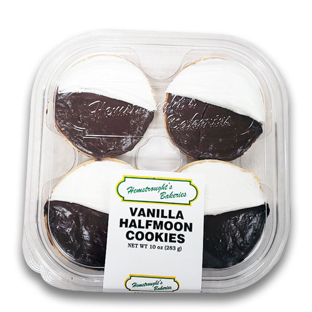 Hemstrought's 10 oz. Original Halfmoon Vanilla Bottom Cookies (4 Pack)