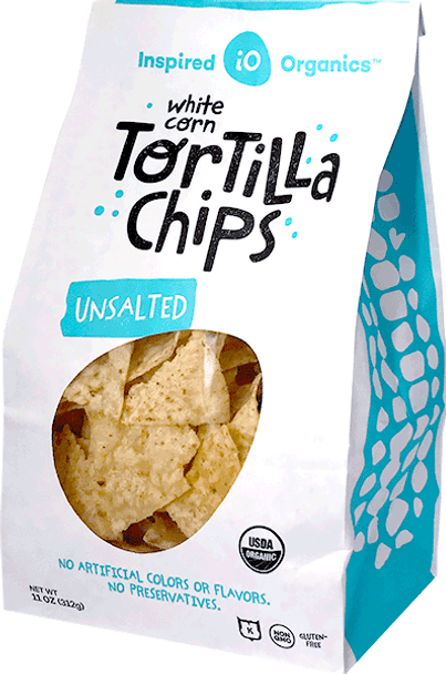 Inspired Organics® 11 oz. Organic UnSalted Tortilla Chips
