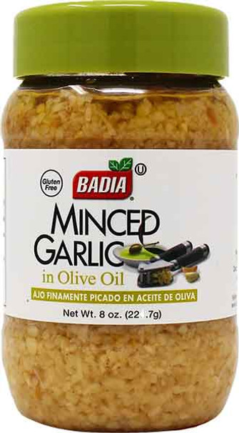 Badia 8 oz. Minced Garlic