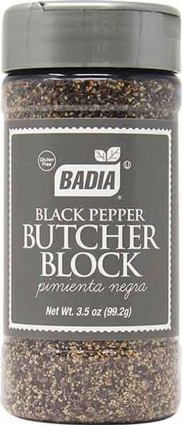 Badia 4 oz. Black Pepper Butcher Block