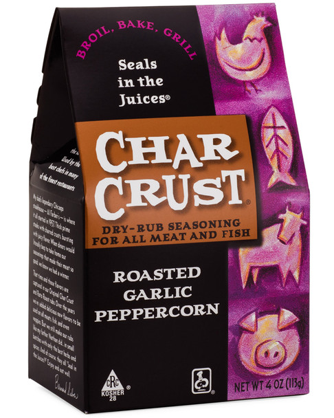 Char Crust 4 oz. Roasted Garlic Peppercorn
