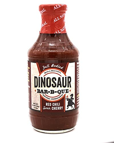 Dinosaur Bar-B-Que 19 oz. Red Chili Sour Cherry Sauce