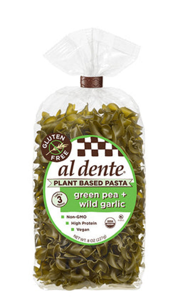 al dente® 8 oz. Green Pea + Wild Garlic Pasta