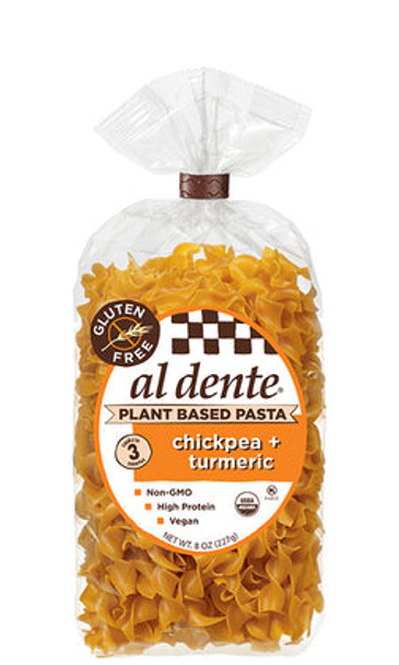 al dente® 8 oz. Chickpea + Turmeric Pasta