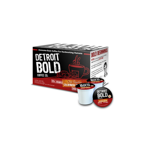 Detroit Bold Cafe Signature Dark Roast Coffee (12 Count)