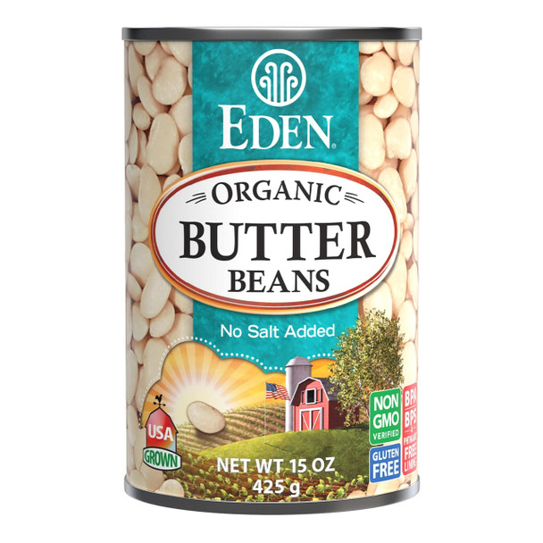 Eden Foods 15 oz. Organic Butter (Baby Lima) Beans