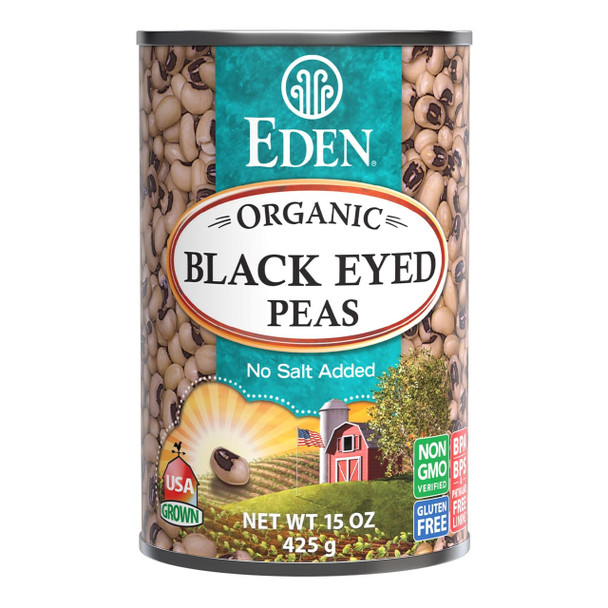 Eden Foods 15 oz. Organic Black Eyed Peas