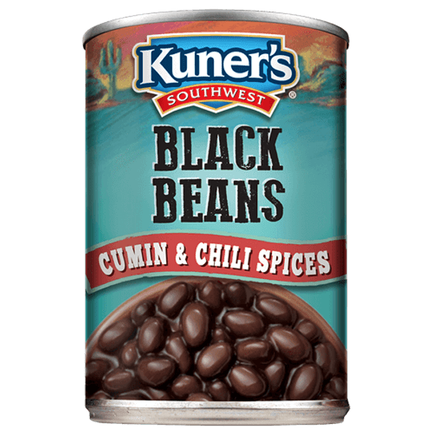 Kuner’s® 15 oz. Southwest Black Beans with Cumin & Chili Spices