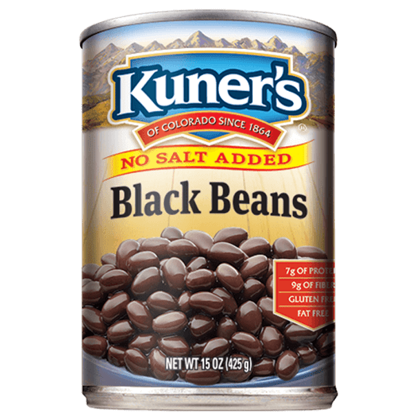 Kuner’s® 15 oz. No Salt Added Black Beans
