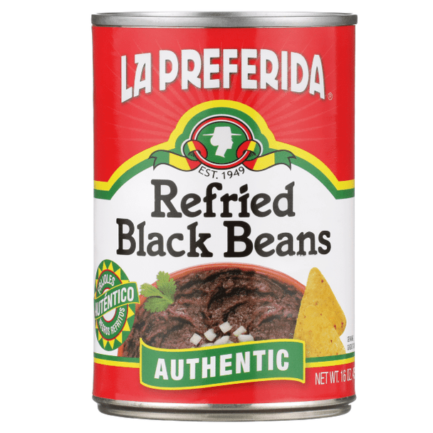 La Preferida® 16 oz. Authentic Refried Black Beans