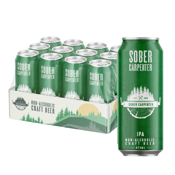 Sober Carpenter 16 fl. oz. Non-Alcoholic West Coast IPA Craft Beer