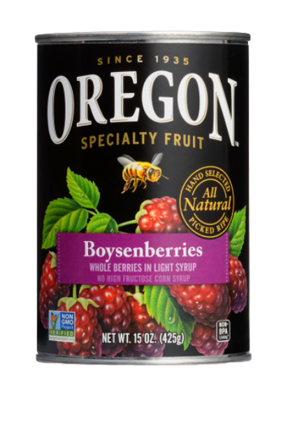 Oregon Fruit 15 oz. Whole Boysenberries in Light Syrup