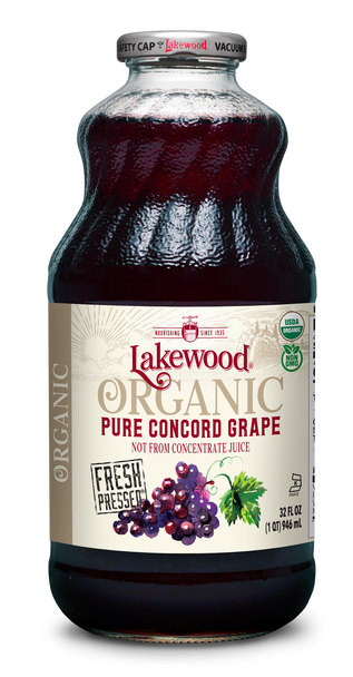 Lakewood 32 fl. oz. Organic Pure Concord Grape