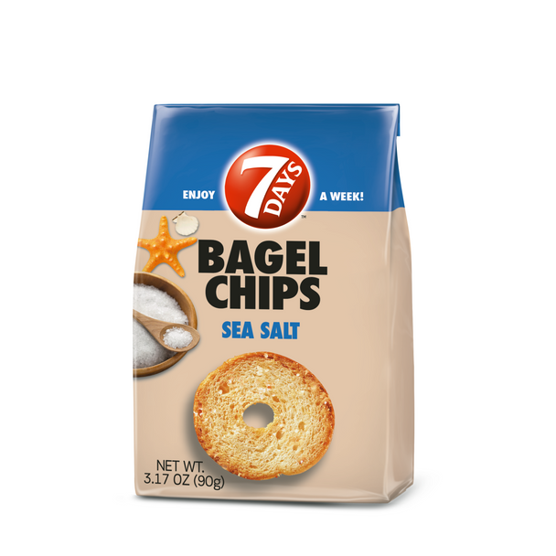 7 Days 3.17 oz. Sea Salt Bagel Chips