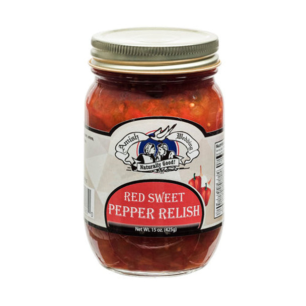 Amish Weddings® 15 oz. Red Sweet Pepper Relish