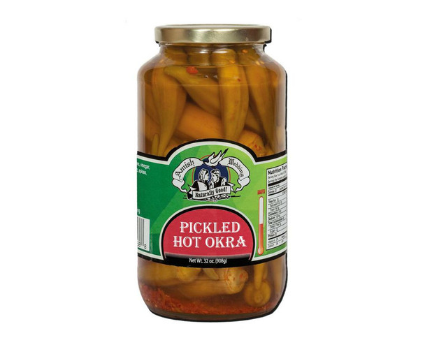 Amish Weddings® 32 oz. Hot Pickled Okra