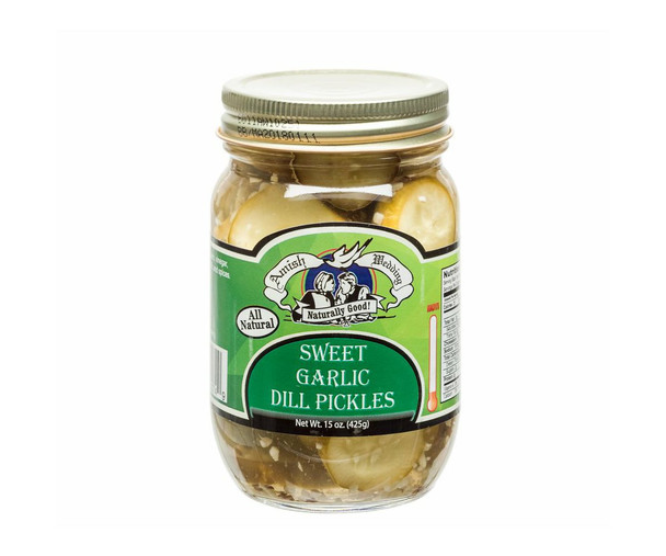 Amish Weddings® 15 oz. Sweet Garlic Dill Pickles