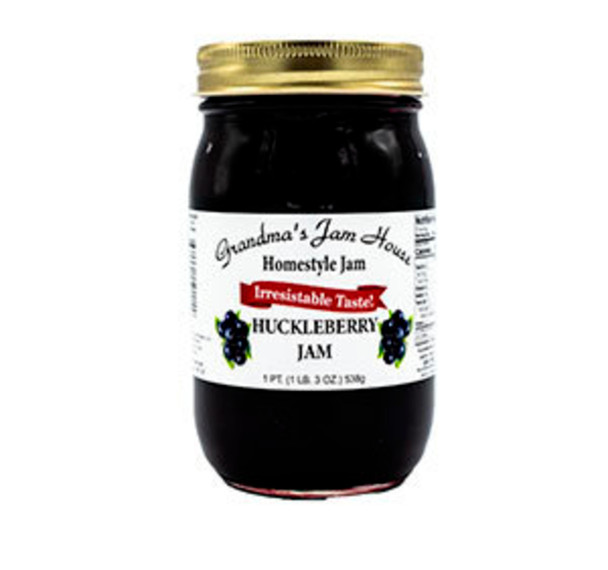 Grandma's Jam House 16 oz. Homestyle Huckleberry Jam