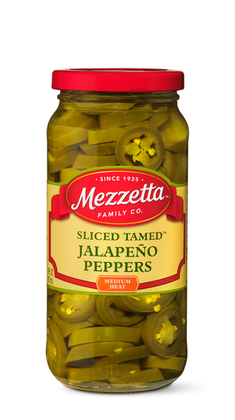 Mezzetta® 16 fl. oz. Sliced Tamed™ Jalapeño Peppers