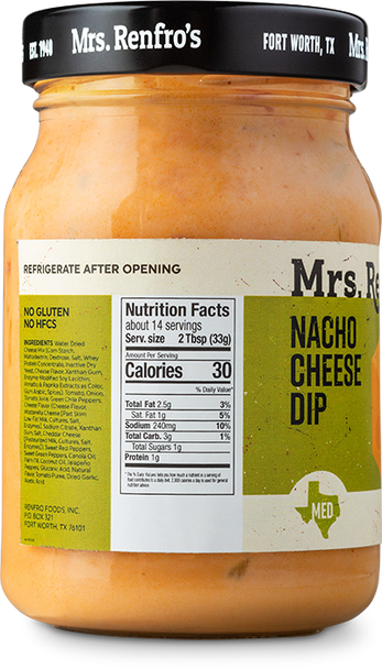 Mrs. Renfro's 16 oz. Nacho Cheese Dip