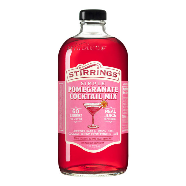 Stirrings 25.4 fl. oz. Non-Alcoholic Pomegranate Cocktail Mix