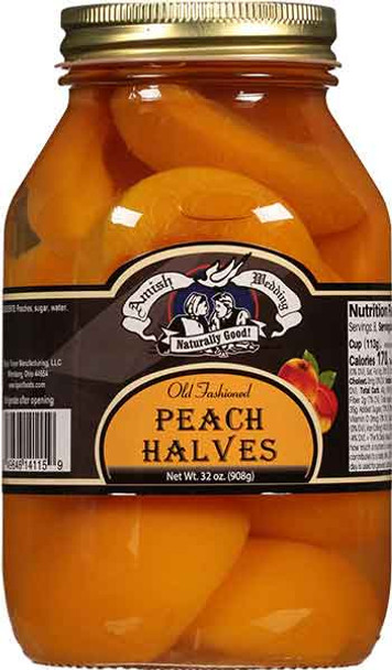 Amish Weddings® 32 oz. Peach Halves