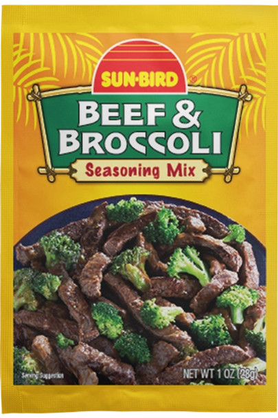 Sun Bird 1 oz. Beef & Broccoli Seasoning Mix