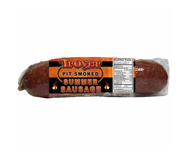 Troyer 16 oz. Pit Smoked Summer Sausage