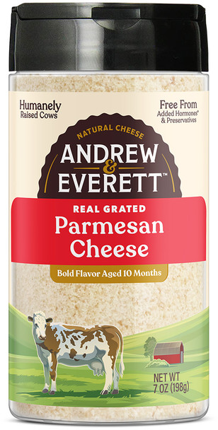 Andrew & Everett 7 oz. Parmesan Grated Cheese