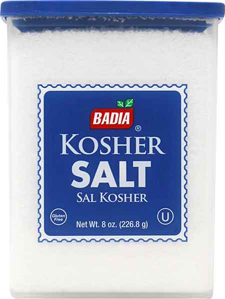 Badia 8 oz. Can Kosher Salt