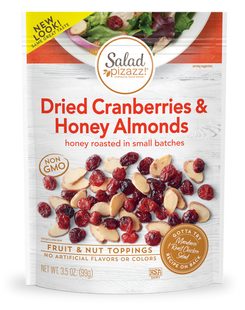 Salad Pizazz!® 3.5 oz. Dried Cranberries & Honey Almonds