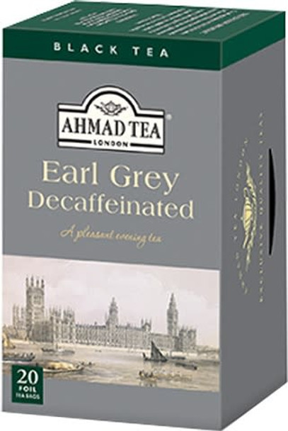 Ahmad Decaffeinated Earl Grey Black Tea (20 Tea Bags)
