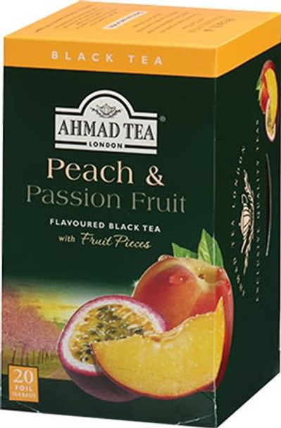 Ahmad Peach and Passion Fruit Black Tea (20 Tea Bags)