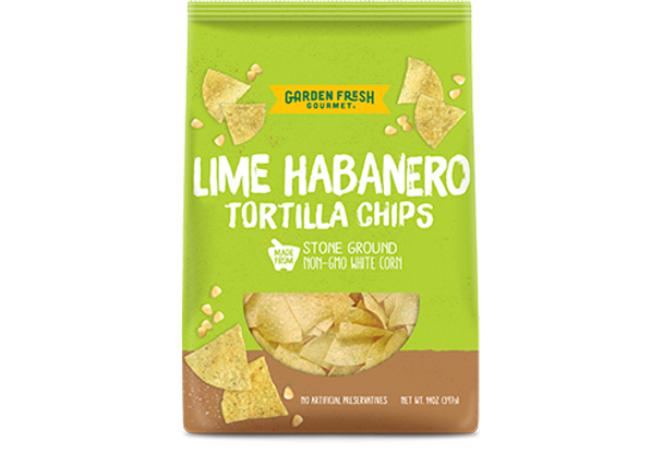 Garden Fresh Gourmet® 14 oz. Lime Habanero Tortilla Chips