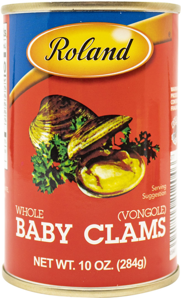 Roland® 10 oz. Whole Baby Clams