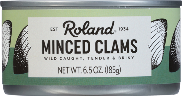 Roland® 6.5 oz. Minced Clams in Clam Juice