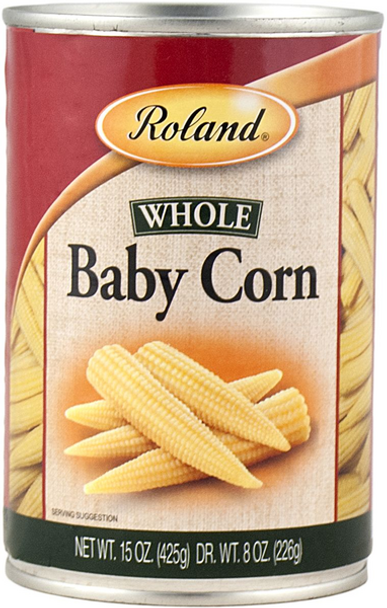 Roland® 15 oz. Whole Baby Corn